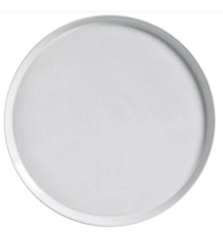 Set X 6 Plato Playo 27.5cm New White Porto Brasil Stoneware