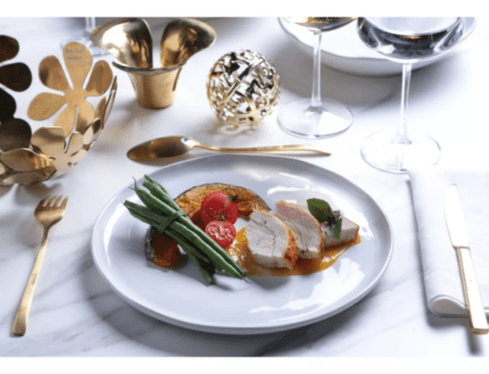 Set X 6 Plato Playo 27.5cm New White Porto Brasil Stoneware - Imagen 4