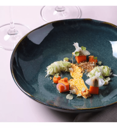 Set X4 Plato Hondo 25cm Titanium Porto Brasil Stoneware - Imagen 4