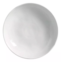 Set X6 Plato Hondo 25cm New White Porto Brasil Stoneware