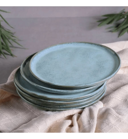 Set X 4 Plato Postre 21.5cm Breeze Porto Brasil Stoneware - Imagen 2