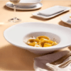 Set X4 Plato Pasta 28cm New White Porto Brasil Stoneware - Imagen 3