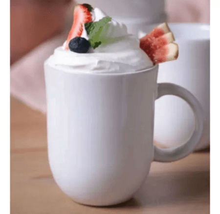 Set X 4 Taza/mug Y Plato 330ml New White Porto Brasil - Imagen 3