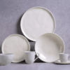 Set X6 Pocillo Cafe/plato 120ml New White Porto Brasil - Imagen 2
