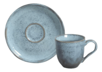 Set X6 Pocillo Cafe/plato 120ml Breeze Porto Brasil