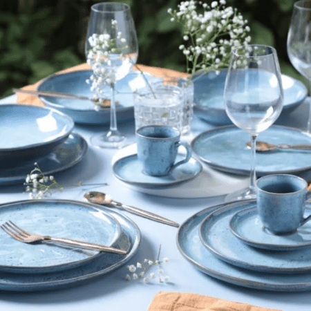 Set X6 Pocillo Cafe/plato 120ml Breeze Porto Brasil - Imagen 4