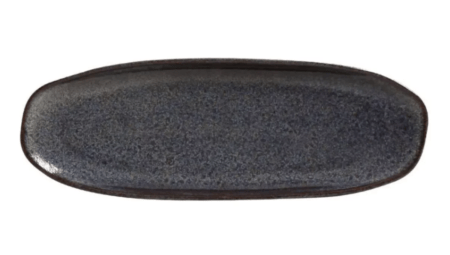 Set X6 Fuente Oval Plana 36x13cm Titanium Porto Brasil