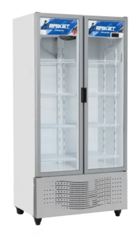 Heladera Exhibidora Doble Briket M8000 794 Lts Luz Led