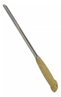 Mechador De Carne Pinche Acero Inox Mango De Madera 32cm