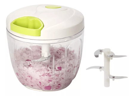 Picador Manual Verduras Cortador Vegetales Giro Facil Cocina