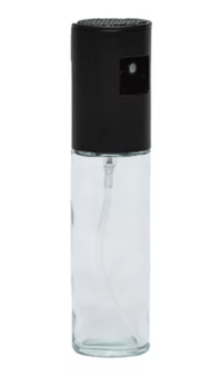 Aceitera Rociador Pulverizador Acero Inox Negro Pm