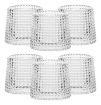 Set X6 Vaso De Whisky Refrescante Giratorio Labrado 170ml