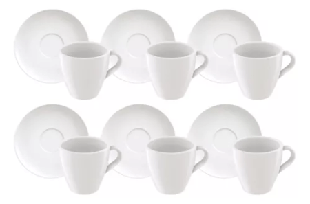 Set Juego Taza Y Plato Capuccino Tramontina Paola X4 - Imagen 2