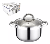 Cacerola Acero Inoxidable Triple Fondo 20cm 2,5l Kaisa Villa
