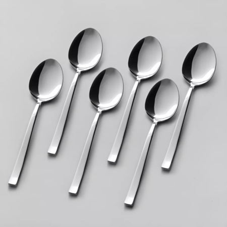 Set X6 Cuchara Postre Volf Linea Focus Acero Inoxidable - Imagen 2