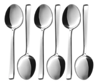 Cuchara De Mesa X6 Piezas Acero Inoxidable Volf Focus