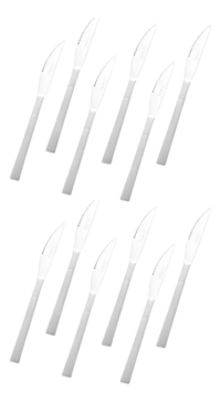 Set Cuchillo De Asado Acero Inoxidable Focus X12