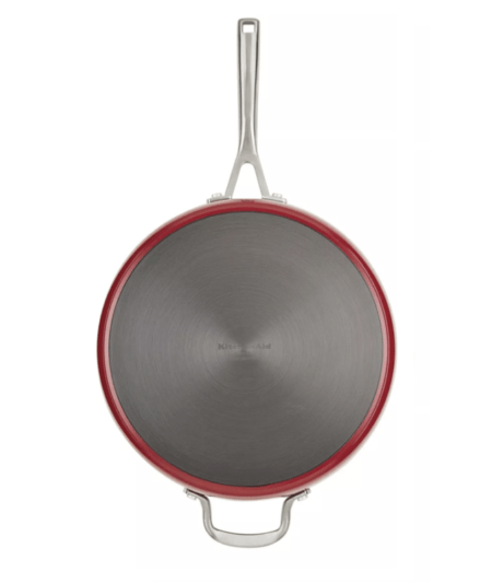 Sarten Kitchenaid De Ceramica Tapa Antiadherente 4,7l Rojo - Imagen 3