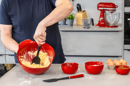 Set De Espatulas Kitchenaid Kqg437ohere X2 Rojo - Imagen 5