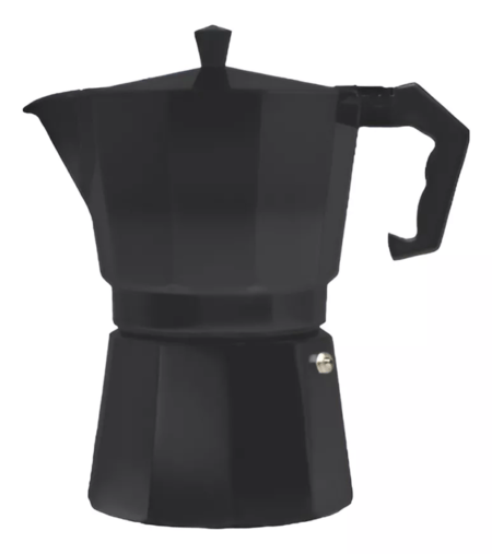 Cafetera Italiana 12 Pocillos Aluminio Negra Cr16717 - Imagen 2