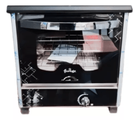 Horno A Gas Acero Inox 3 Moldes Puerta Vidrio Fornax