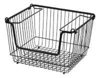 Rack Apilable De Metal Negro Nonfork