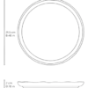 Plato Postre 21.5cm Breeze Porto Brasil Stoneware - Imagen 4