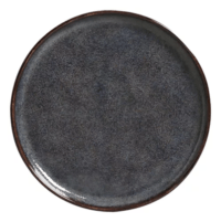 Plato Postre 21.5cm Titanium Porto Brasil Stoneware