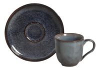Pocillo Cafe/plato 120ml Titanium Porto Brasil