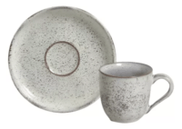 Pocillo Cafe/plato 120ml Pistache Porto Brasil