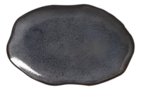 Fuente Oval Plana 30x20cm Titanium Porto Brasil
