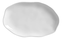 Fuente Oval Plana 30x20cm New White Porto Brasil