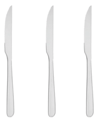Set X3 Cuchillos De Asado Acero Inoxidable Angra Tramontina
