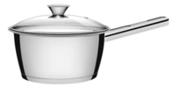 Olla Tramontina Acero Inox Fondo Triple Tapa De Vidrio 16 Cm