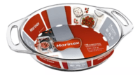 Fuente Redonda De Vidrio Para Hornear Seletta Marinex 2,5l
