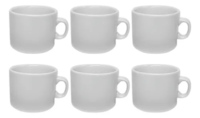 Set X6 Taza De Cafe Porcelana 100ml Schmidt
