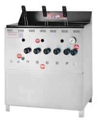 Freidora A Gas 42 L Triple Inyeccion Tacho Enlozado Sol Real Gas Envasado