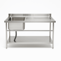 Mesada Profesional con Bacha 150cm