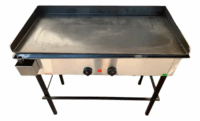 Plancha Hamburguesera A Gas Rovesco 1000x500