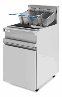 Freidora Automatica Gas 37lts Equipos Del Chef 3 Canastos