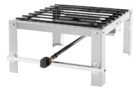 Anafe De Piso Gas Dragon Acero Inoxidable 50cm Sol Real Plateado